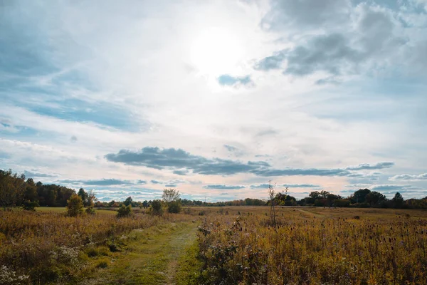 Sonbaharda Ohio Parklar Doğa yürüyüşleri