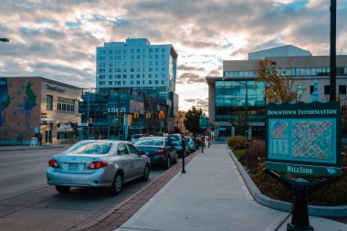 Grand Rapids, Mi / Amerika Birleşik Devletleri - Ekim 9th 2015: şehir Grand Rapids Michigan Artprize sırasında arıyorsunuz