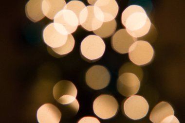 Bokeh bulanıklık Noel ışıkları