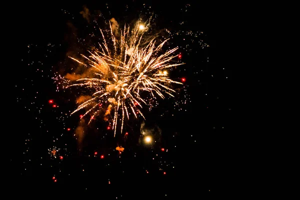 Celebratory Explosions Sky — Stock Photo, Image