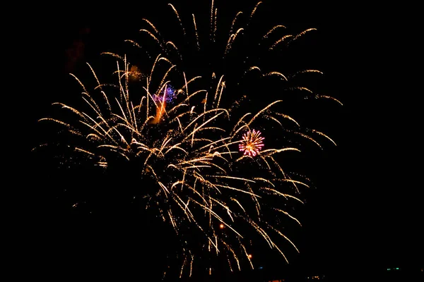 Feuerwerk Juli Grand Rapids Michigan — Stockfoto