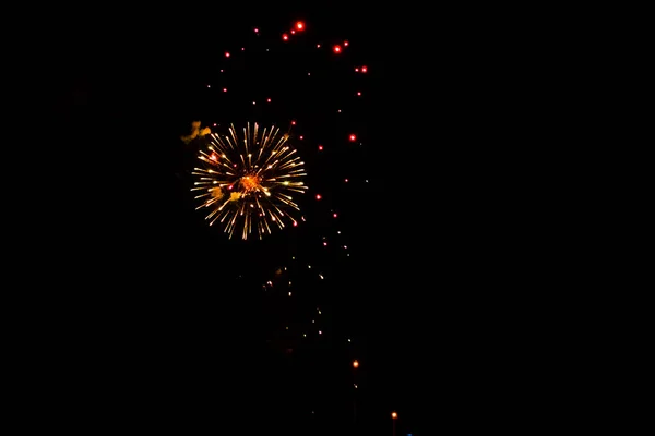 Fogos Artifício Explodindo Durante Festival — Fotografia de Stock