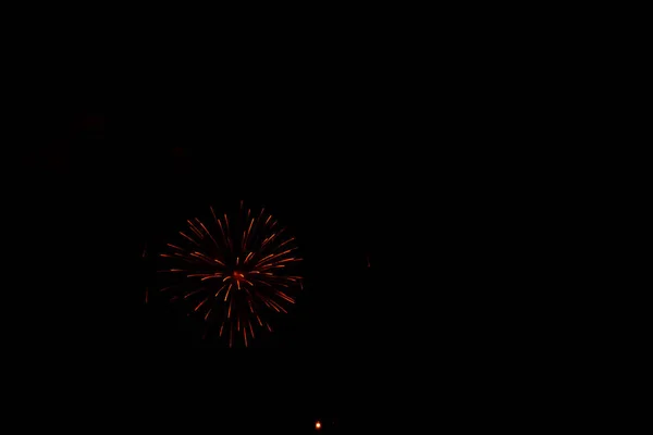 Weeping fireworks exploding in Grand Rapids Michigan