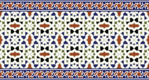 Oriental Vector Ornament Used Decoration Frames Borders Black White Monotonous — Stock Vector