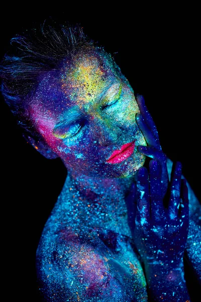 Kozmik UV portresini kapat Cadılar Bayramı 