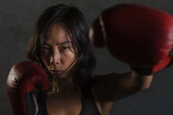 Retrato Cerca Mujer China Asiática Forma Joven Parte Superior Fitness — Foto de Stock