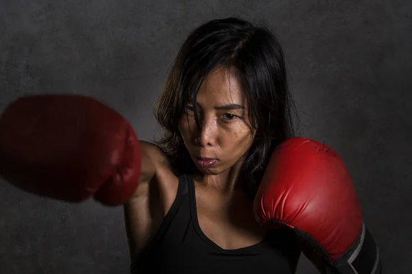 Retrato Cerca Mujer China Asiática Forma Joven Parte Superior Fitness — Foto de Stock