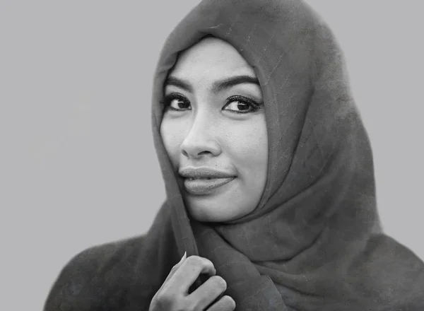 Estilo Vida Isolado Retrato Jovem Bela Feliz Mulher Asiática Sorrindo — Fotografia de Stock