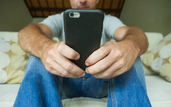 Cara Cultivo Estilo Vida Retrato Con Cerca Las Manos Joven — Foto de Stock