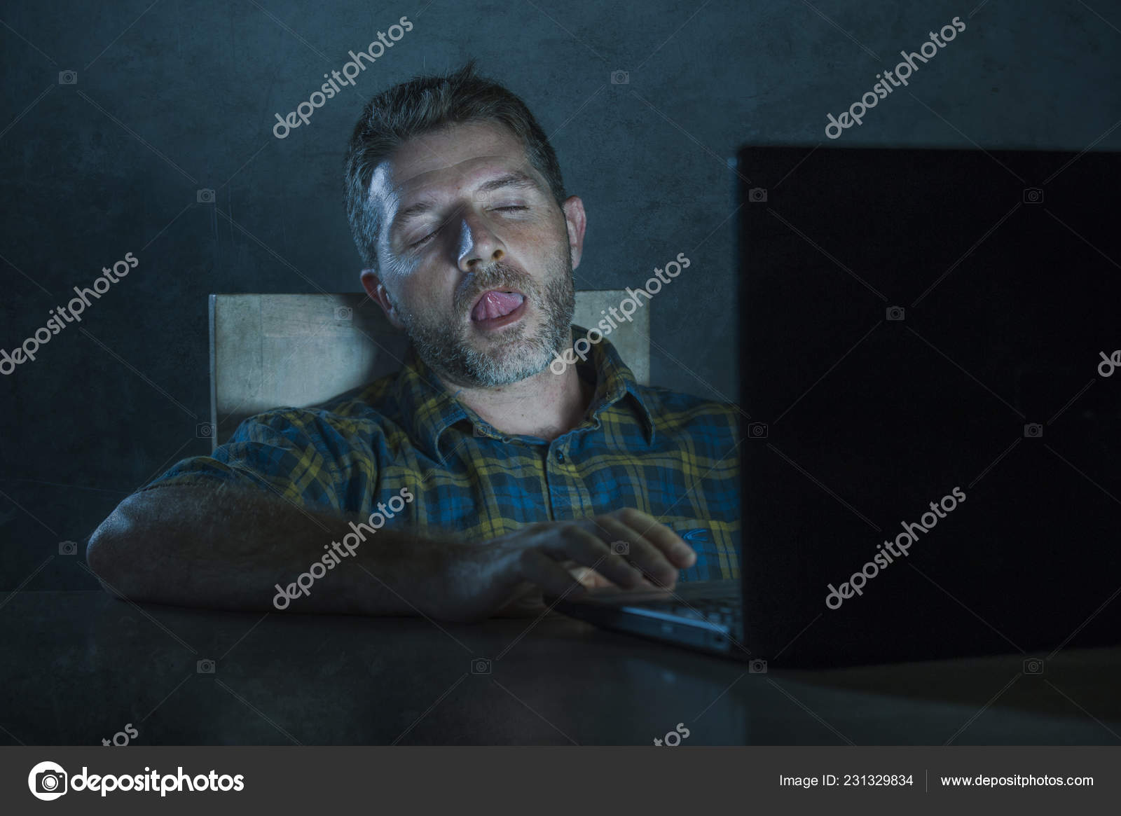 Young Aroused Excited Sex Addict Man Watching Porn Mobile Online Stock Photo by ©TheVisualsYouNeed 231329834 image
