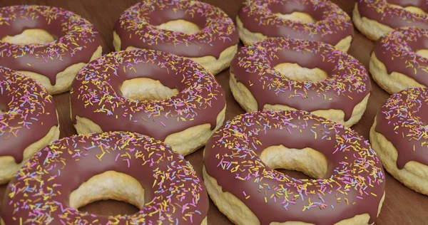 Postre Azucarado Poco Saludable Pero Tentador Vista Alto Ángulo Deliciosa —  Fotos de Stock