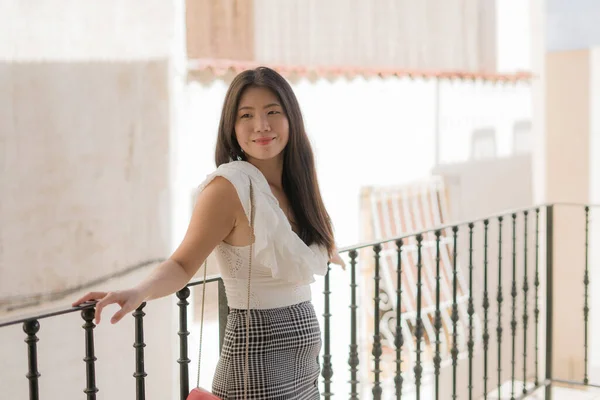 Estilo Vida Retrato Joven Atractiva Hermosa Mujer China Asiática Aire —  Fotos de Stock