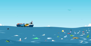 Çöp ve denize terk edildin mi plastik şişe