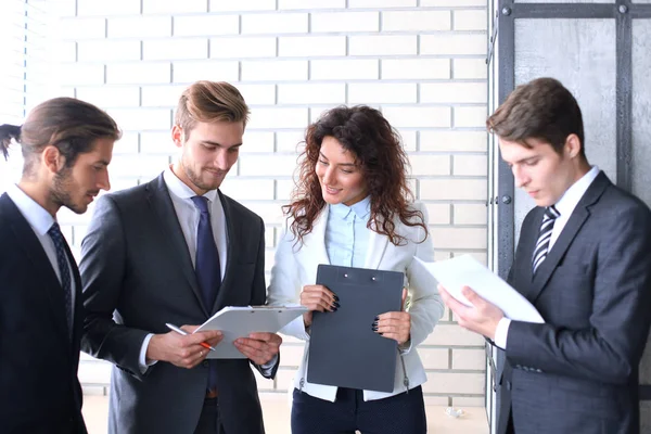 Group Business People Discussing Ideas Meeting — Stock Photo, Image