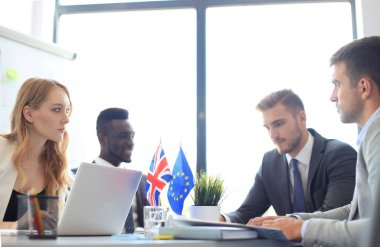 İngiltere ve Avrupa Birliği liderleri arasında anlaşmazlıklar toplantısında. Brexit.