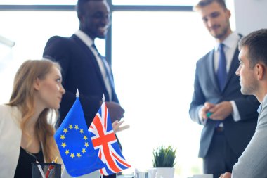 İngiltere ve Avrupa Birliği liderleri arasında anlaşmazlıklar toplantısında. Brexit.