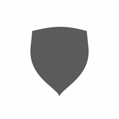 Kalkan kutsal kişilerin resmi logo tasarımı. Vektör