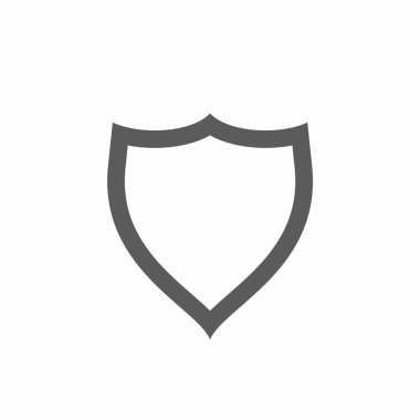 Kalkan kutsal kişilerin resmi logo tasarımı. Vektör