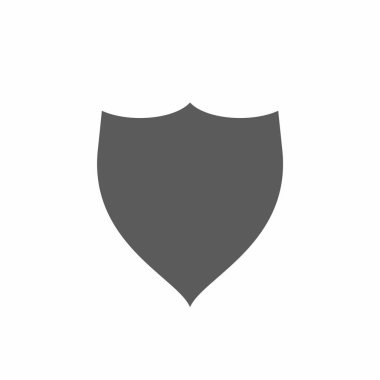 Kalkan kutsal kişilerin resmi logo tasarımı. Vektör