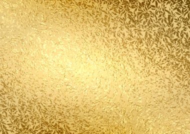 Altın lüks arka plan parlak altın doku yaprakları ile soyut. Vintage çiçek desenli.
