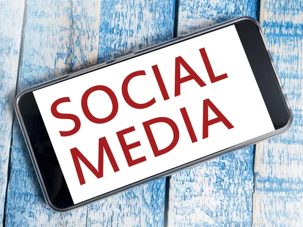 Social Media Internet Szociális Média Motiváció Inspiráló Idézetek Szó Fogalom — Stock Fotó