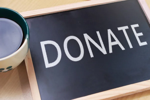 Donar Motivational Business Charity Sharing Words Citas Concepto Palabras Letra —  Fotos de Stock