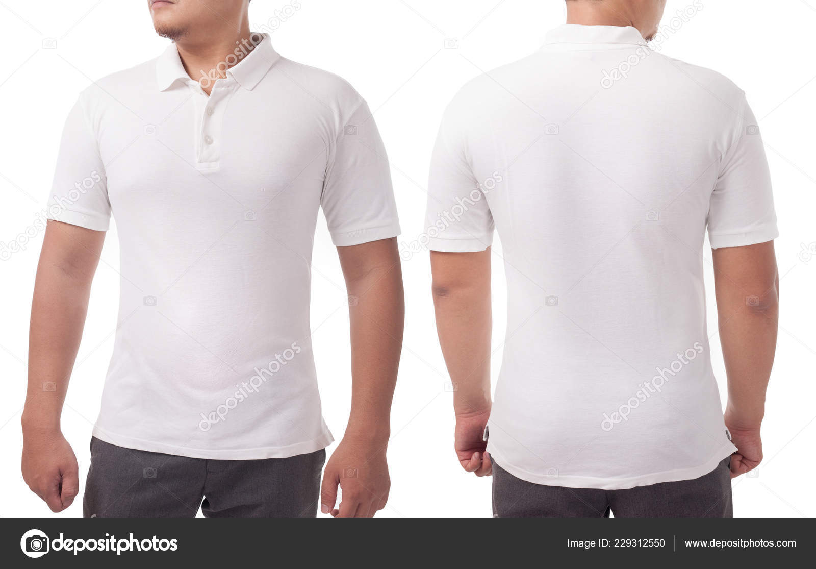 white polo tee shirt