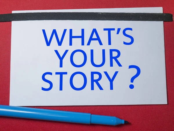 Your Story Motivasyonel Ilham Verici Tırnak Kelime Tipografi Kavramı — Stok fotoğraf