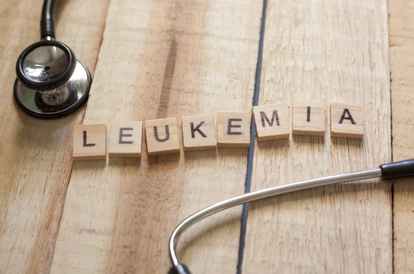 Medicin Och Ord Skriva Typografi Bokstäver Koncept Cancer Leukemi — Stockfoto