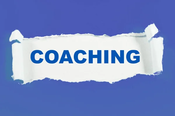 Coaching Motivational Business Marketing Palavras Citações Concept Words Lettering Typography — Fotografia de Stock