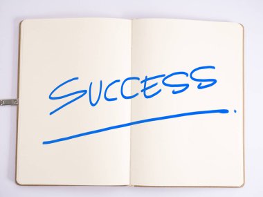 Başarı, iş motivasyonel ilham verici finans kavramı harflerle kelimeler tipografi quotes