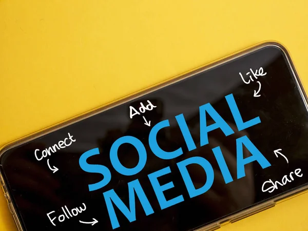 Social Media Biznes Internet Motywacyjne Mediach Społecznościowych Słowa Cytaty Połączyć — Zdjęcie stockowe