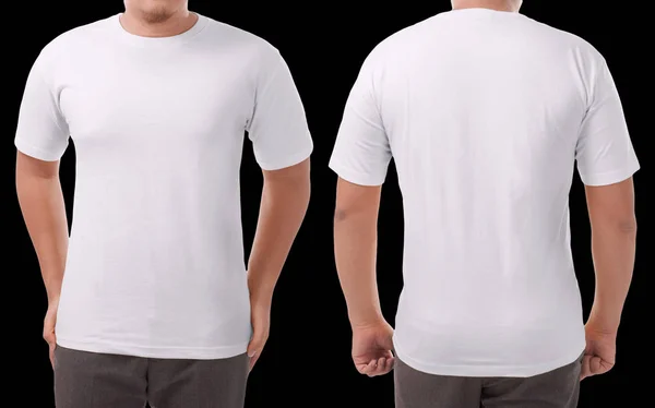 White Shirt Design Template — Stock Photo, Image