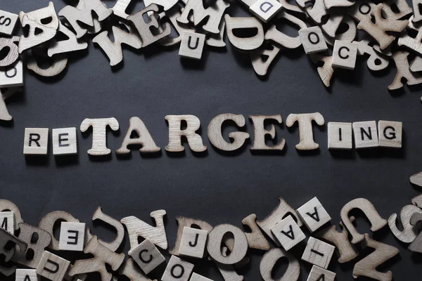 Retargeting. Business Marketing Words Typography Concept