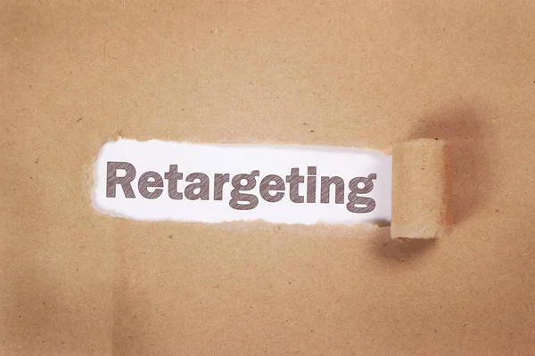 Retargeting. Business Marketing Words Typography Concept