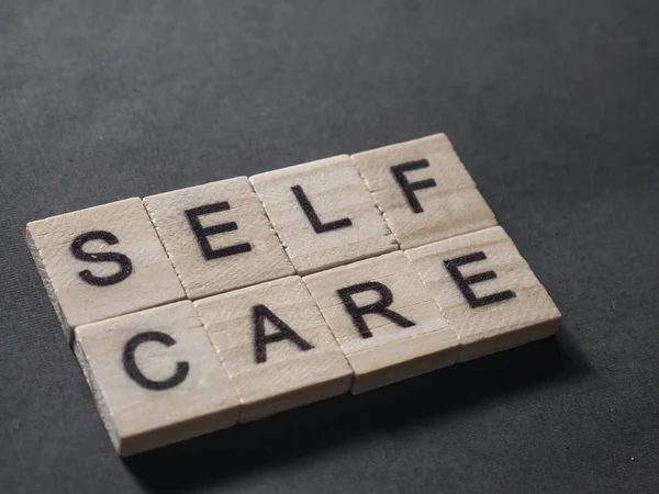 Self Care, Motivational Words Quotes Concept — Stock Photo, Image