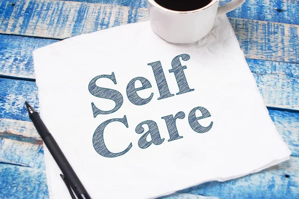 Self Care, Motivational Words Quotes Concept — Stock Photo, Image