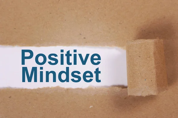 Positive Mindset, Motivational Words Quotes Concept — Stock Photo, Image
