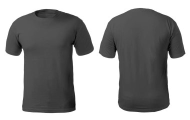 Black Shirt Design Template clipart