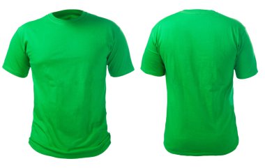 Green Shirt Design Template clipart