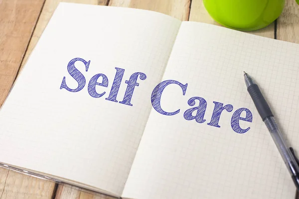 Self Care, Motivational Words Quotes Concept — Stock Photo, Image