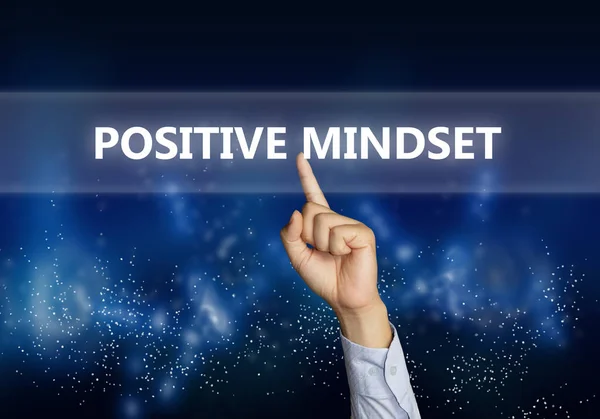 Mentalidad positiva, palabras motivacionales Citas Concepto — Foto de Stock