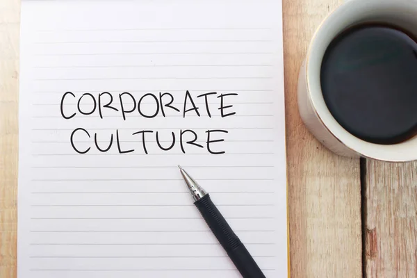 Corporate Culture, Motivational Business Words Quotes Concept — Stock Photo, Image