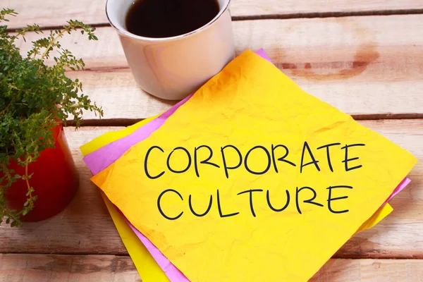 Corporate Culture, Motivational Business Words Quotes Concept — Stock Photo, Image
