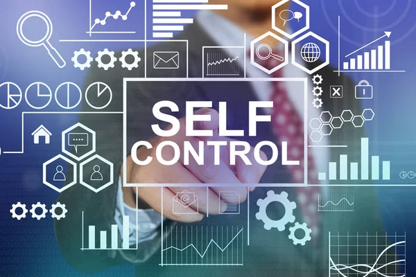 Self Control, Motivational Words Quotes Concept