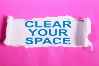 Alanınızı Temizleyin, Motivasyonel Kelimeler Tırnak Kavramı