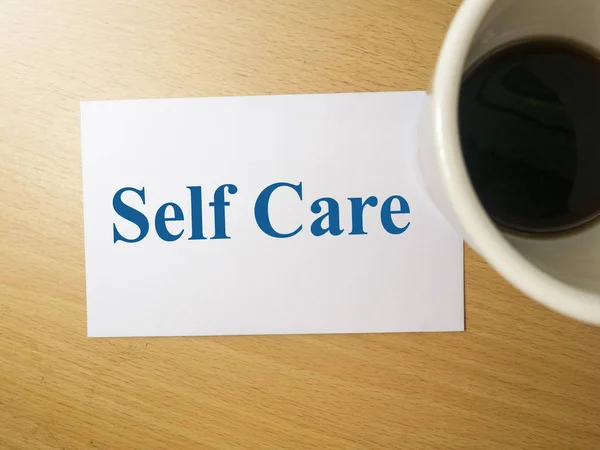 Self Care, Motivational Words Citations Concept — Photo