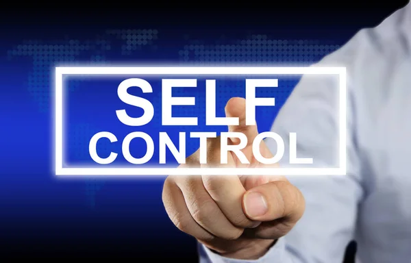 Self Control, Parole motivazionali Quotazioni Concetto — Foto Stock