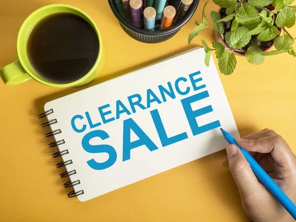 Clearance Sale, Motivational Marketing Business Words Quotes Con — Stock Photo, Image