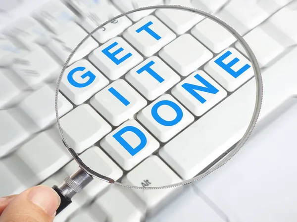 Get it Done, Motivational Words Quotes Concept
